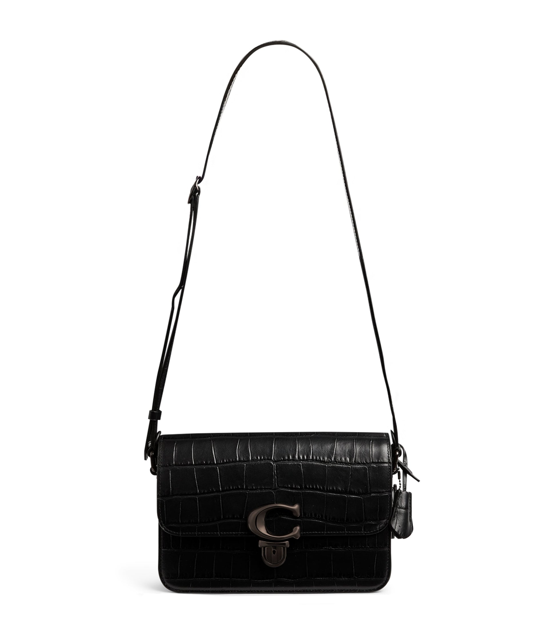 Buy Coach Studio Croc Embossed Bag Medium - Black in Pakistan