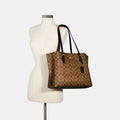 Buy Coach Mollie Tote In Signature Canvas In Chalk Small Bag in Pakistan