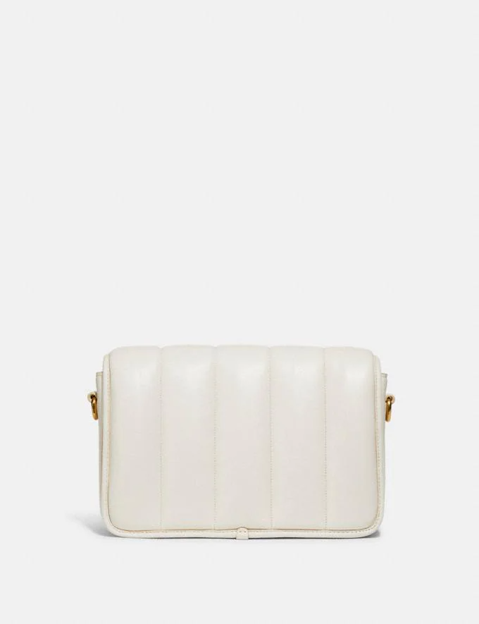 Buy Coach Studio Shoulder With Quilting Bag Medium - Chalk in Pakistan