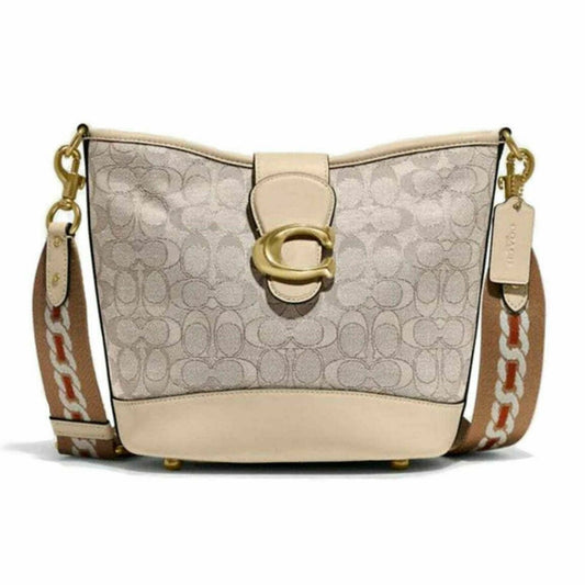 Buy Coach Talli Bucket Bag Medium - Stone Ivory in Pakistan