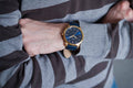 Buy Men's Quartz The Minimalist Blue Leather Strap Blue Dial 44Mm Watch in Pakistan