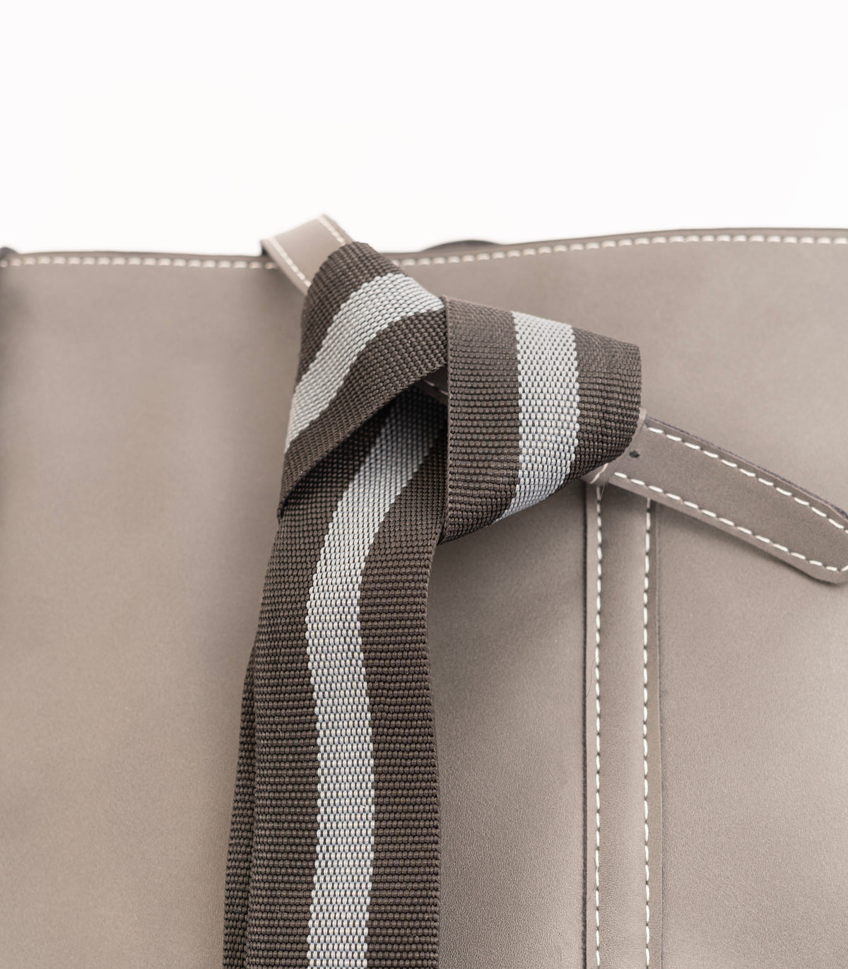 Buy Negative Apparel Knot Decor Large Capacity Tote Bag FD - Gray in Pakistan