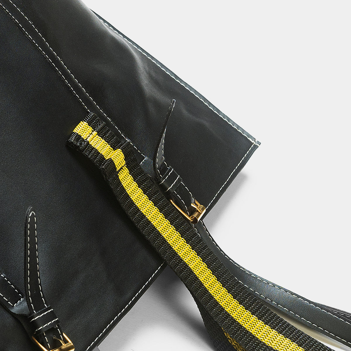 Buy Negative Apparel Knot Decor Large Capacity Tote Bag FD - Black in Pakistan