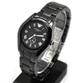 Buy Emporio Armani Women's Black Ceramic Dial Stainless Steel Strap Watch - AR1402 in Pakistan