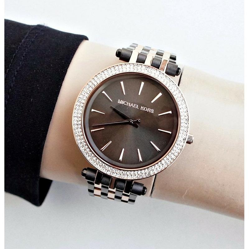 Buy Michael Kors Womens Quartz Darci Stainless Steel Grey Dial 33mm Watch - Mk3584 in Pakistan