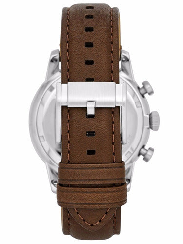 Buy Men's Chronograph Quartz Townsman Brown Leather Strap Black Dial 44Mm Watch in Pakistan