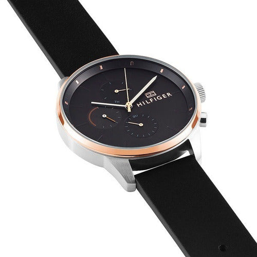 Buy Tommy Hilfiger Quartz Leather Strap Grey Dial 44mm Watch for Men - 1791488 in Pakistan