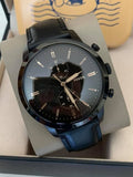 Buy Fossil Men's Chronograph Quartz Leather Strap Black Dial 44mm Watch FS5585 in Pakistan