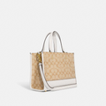 Buy Coach Dempsey Carryall In Signature Jacquard With Stripe And Coach Patch Bag Large - Chalk in Pakistan