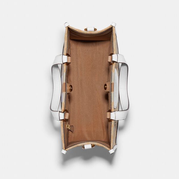 Buy Coach Dempsey Carryall In Signature Jacquard With Stripe And Coach Patch Bag Small in Pakistan