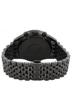 Buy Emporio Armani Men's Sportivo Black IP Stainless Steel Bracelet Black Dial Chronograph Watch 5989 in Pakistan