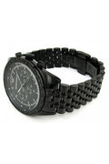 Buy Emporio Armani Men's Sportivo Black IP Stainless Steel Bracelet Black Dial Chronograph Watch 5989 in Pakistan