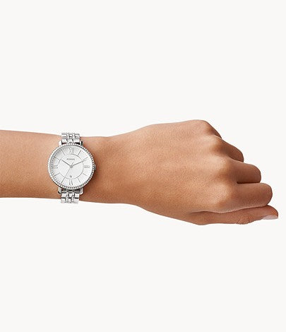 Buy Quartz Silver Stainless Steel Silver Dial 36Mm Watch For Women in Pakistan