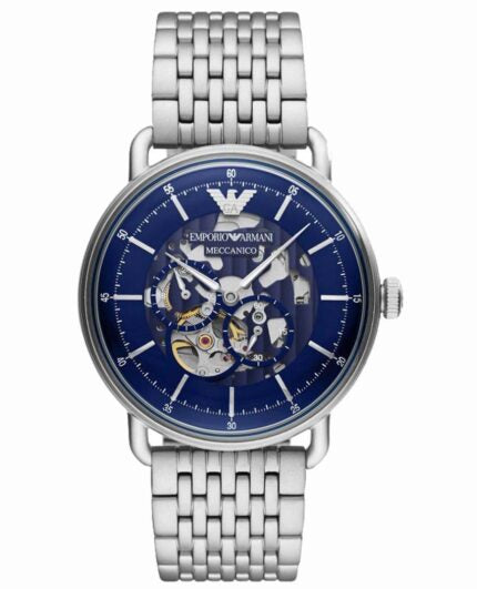 Buy Emporio Armani Men’s Automatic Stainless Steel Blue Dial 43mm Watch - AR60024 in Pakistan