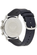 Buy Emporio Armani Men's Chronograph Quartz Leather Strap Blue Dial 43mm Watch AR11105 in Pakistan