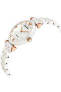Buy Emporio Armani Retro White Ceramic Mother of Pearl Dial Quartz Watch for Ladies - Emporio Armani AR1486 in Pakistan