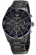 Buy Emporio Armani Men’s Chronograph Stainless Steel Black Dial 43mm Watch AR1429 in Pakistan