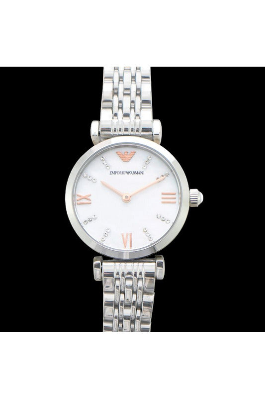 Buy Emporio Armani Women's Stainless Steel Mother of Pearl Dial 32mm Watch 11204 in Pakistan