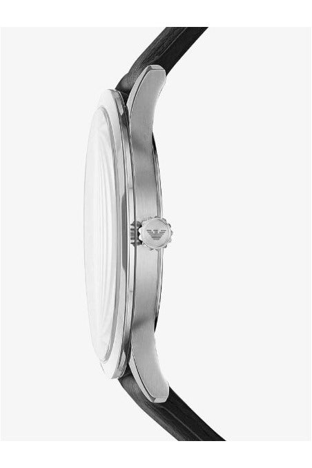 Buy Emporio Armani Men’s Quartz Leather Strap Black Dial 44mm Watch 11210 in Pakistan