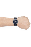 Buy Emporio Armani Men's Chronograph Quartz Leather Strap Blue Dial 43mm Watch AR11105 in Pakistan