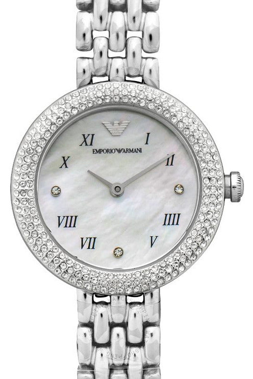Buy Emporio Armani Women’s Analog Stainless Steel White Dial 30mm Watch AR11354 in Pakistan