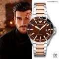 Buy Emporio Armani Quartz Stainless Steel Brown Dial 42mm Watch for Men - Ar11340 in Pakistan