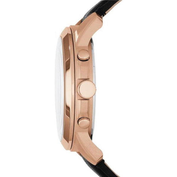 Buy Men's Quartz Analog Grey Dial Black Leather Strap Watch in Pakistan