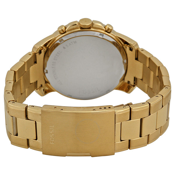 Buy Men's Chronograph Quartz Grant Gold Stainless Steel Strap Black Dial 44Mm Watch in Pakistan