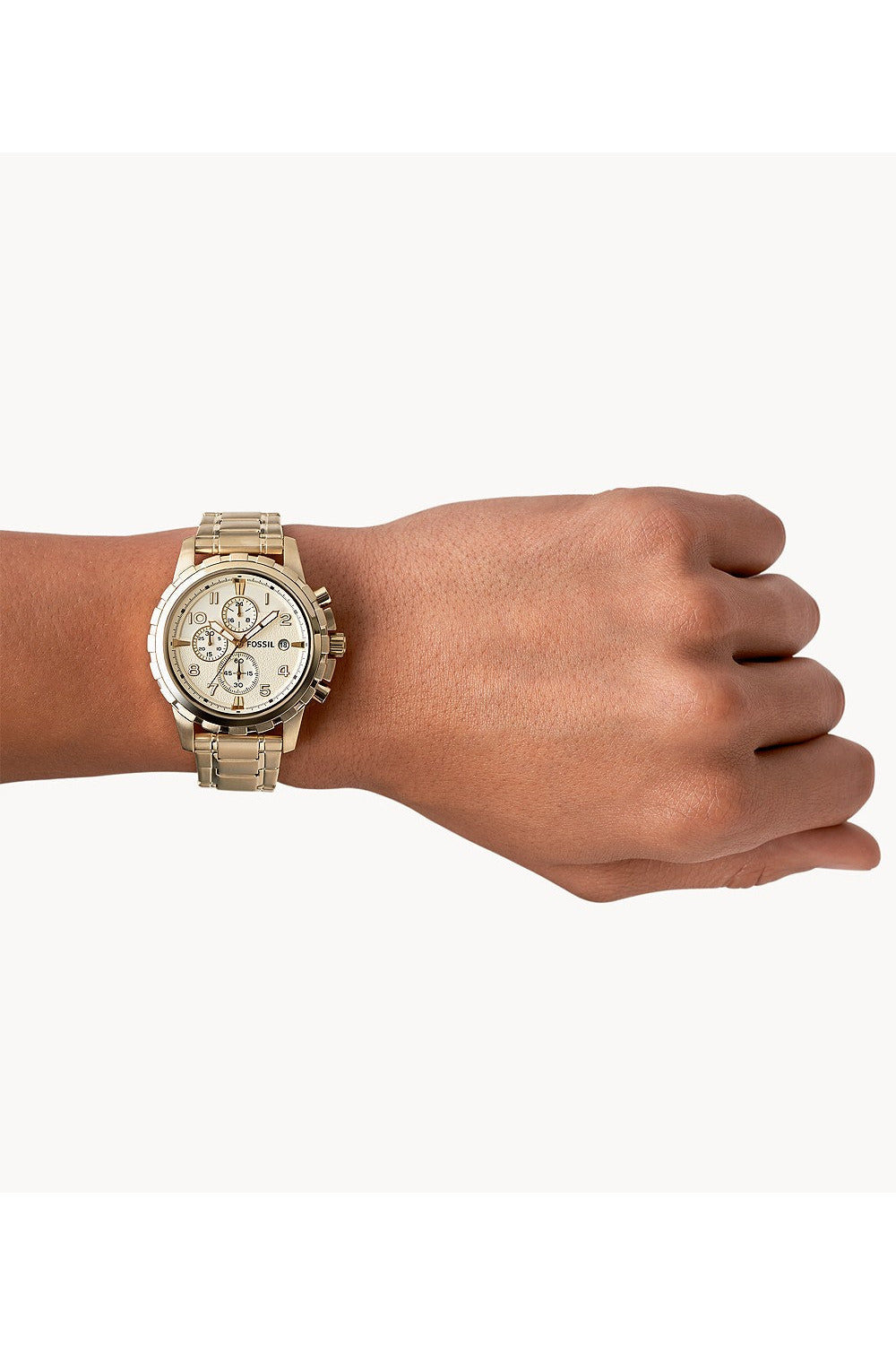 Buy Fossil Men's Chronograph Quartz Gold Stainless Steel Champagne Dial 45mm Watch FS4867 in Pakistan