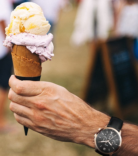 Buy Fossil Men's Chronograph Quartz Black Leather Strap Black Dial 44mm Watch FS5381 in Pakistan