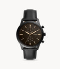Buy Fossil Men's Chronograph Quartz Leather Strap Black Dial 44mm Watch FS5585 in Pakistan