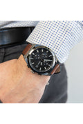 Buy Fossil Men's Chronograph Quartz Brown Leather Strap Grey Dial 42mm Watch FS5799 in Pakistan