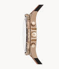 Buy Men's Chronograph Quartz Garrett Brown Leather Strap Brown Dial 44Mm Watch in Pakistan