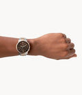 Buy Men's Quartz Neutra Two Tone Stainless Steel Brown Dial 44Mm Watch in Pakistan