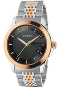 Buy Gucci Men's Swiss Made Quartz Stainless Steel Black Dial 38mm Watch YA126410 in Pakistan