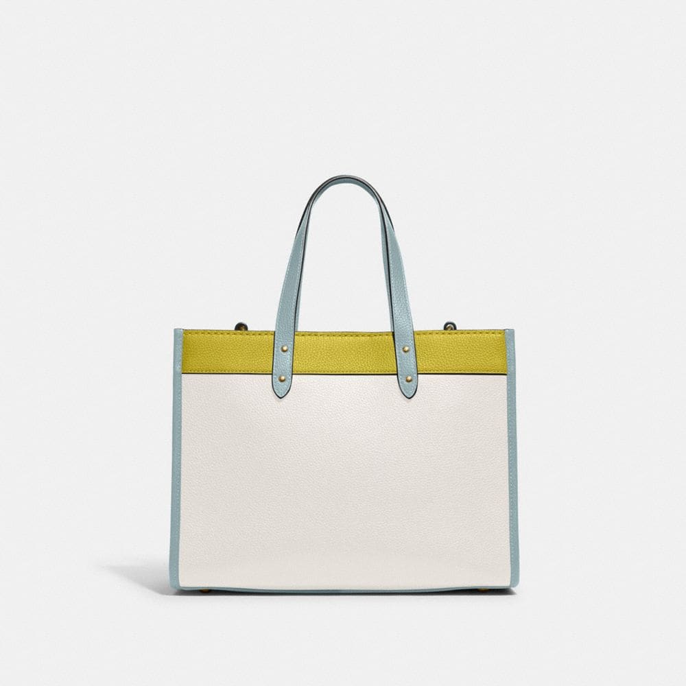 Buy Coach Field Tote Bag Large - Key Lime Aqua in Pakistan