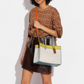 Buy Coach Field Tote Bag Large - Key Lime Aqua in Pakistan