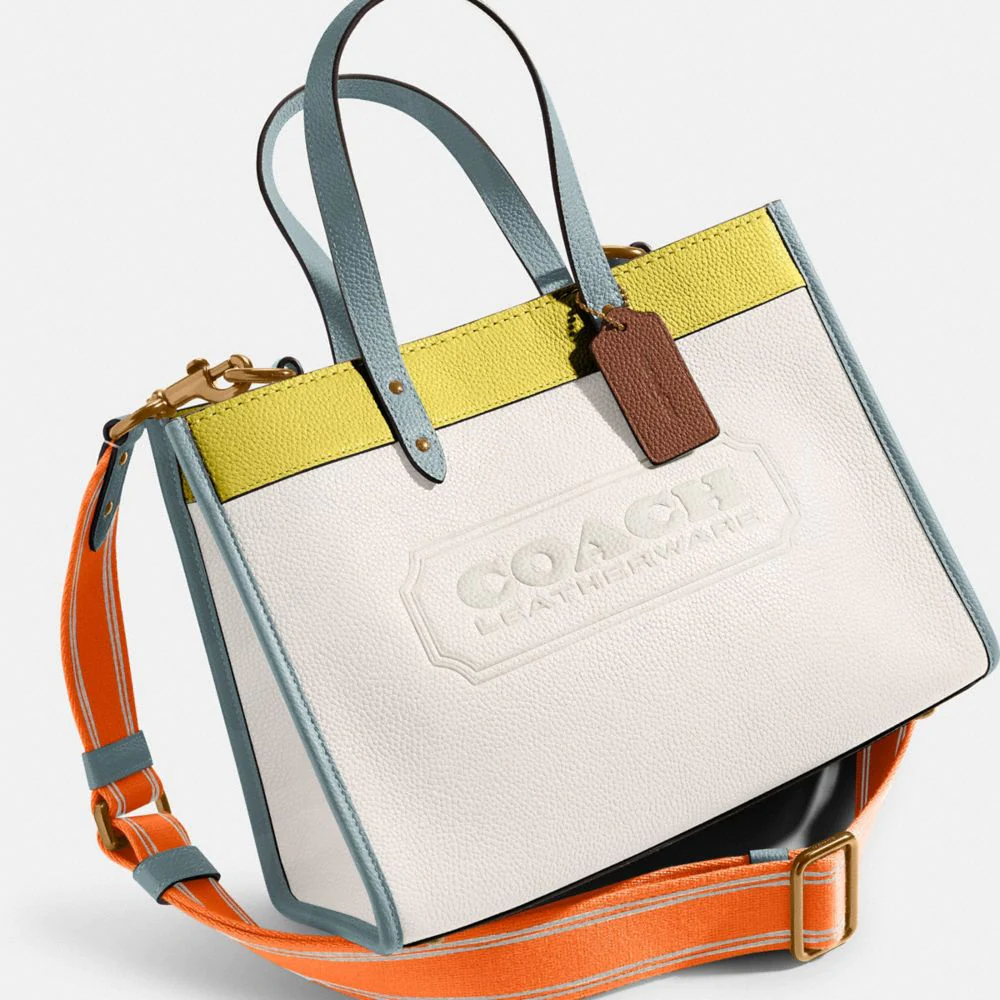 Buy Coach Field Tote Bag Large - Key Lime Aqua in Pakistan