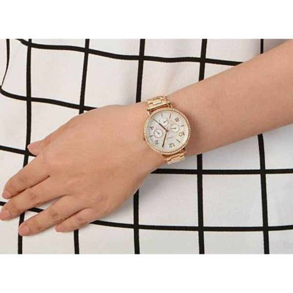 Buy Quartz Stainless Steel Mother Of Pearl Dial 36Mm Watch For Women in Pakistan