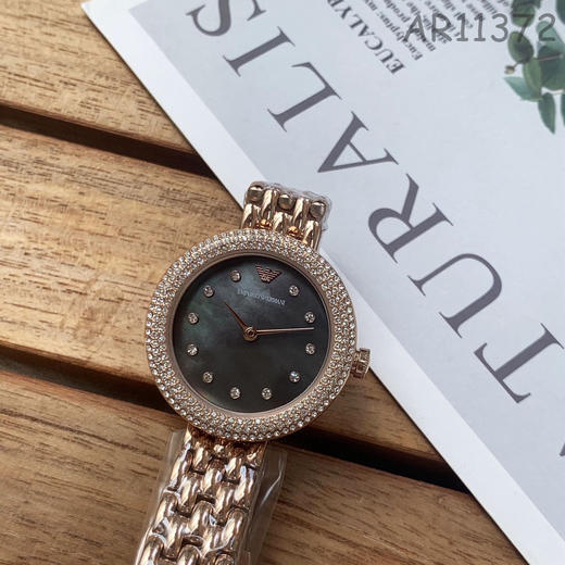 Buy Emporio Armani Women’s Quartz Stainless Steel Black Dial 30mm Watch - AR11372 in Pakistan