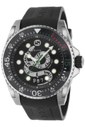 Buy Gucci Men's Quartz Swiss Made Silicone Strap Black Dial 45mm Watch YA136217 in Pakistan