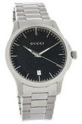 Buy Gucci Unisex Swiss Made Quartz Stainless Steel Black Dial 38mm Watch YA126457 in Pakistan