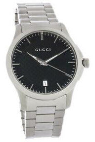 Buy Gucci Unisex Swiss Made Quartz Stainless Steel Black Dial 38mm Watch YA126457 in Pakistan
