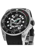Buy Gucci Men's Quartz Swiss Made Silicone Strap Black Dial 45mm Watch YA136217 in Pakistan