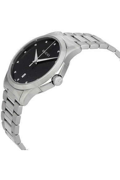Buy Gucci Unisex Swiss Made Quartz Stainless Steel Black Dial 38mm Watch YA126457 in Pakistan