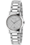 Buy Gucci Women's Swiss Made Quartz Stainless Steel Silver Dial 27mm Watch YA126551 in Pakistan