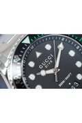 Buy Gucci Men's Swiss Made Quartz Stainless Steel Black Dial 45mm Watch YA136208 in Pakistan