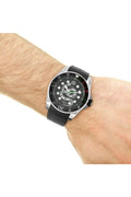 Buy Gucci Men's Quartz Swiss Made Silicone Strap Black Dial 45mm Watch YA136217 in Pakistan