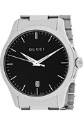 Buy Gucci Unisex Swiss Made Quartz Stainless Steel Black Dial 38mm Watch YA126457 in Pakistan