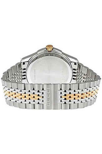 Buy Gucci Men's Swiss Made Quartz Stainless Steel Black Dial 38mm Watch YA126410 in Pakistan